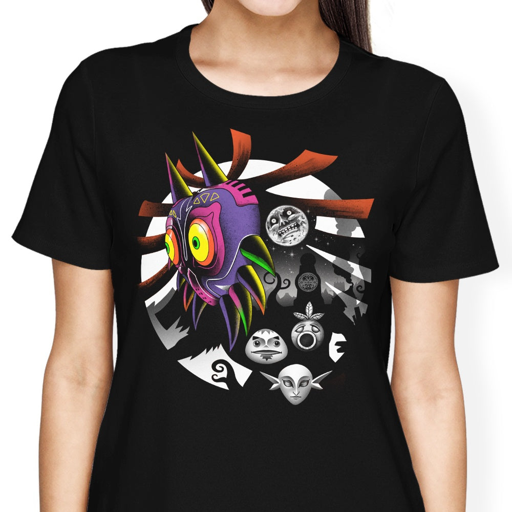 XENOS Women's Fall of the Moon Apparel - T-Shirts in Various Sizes