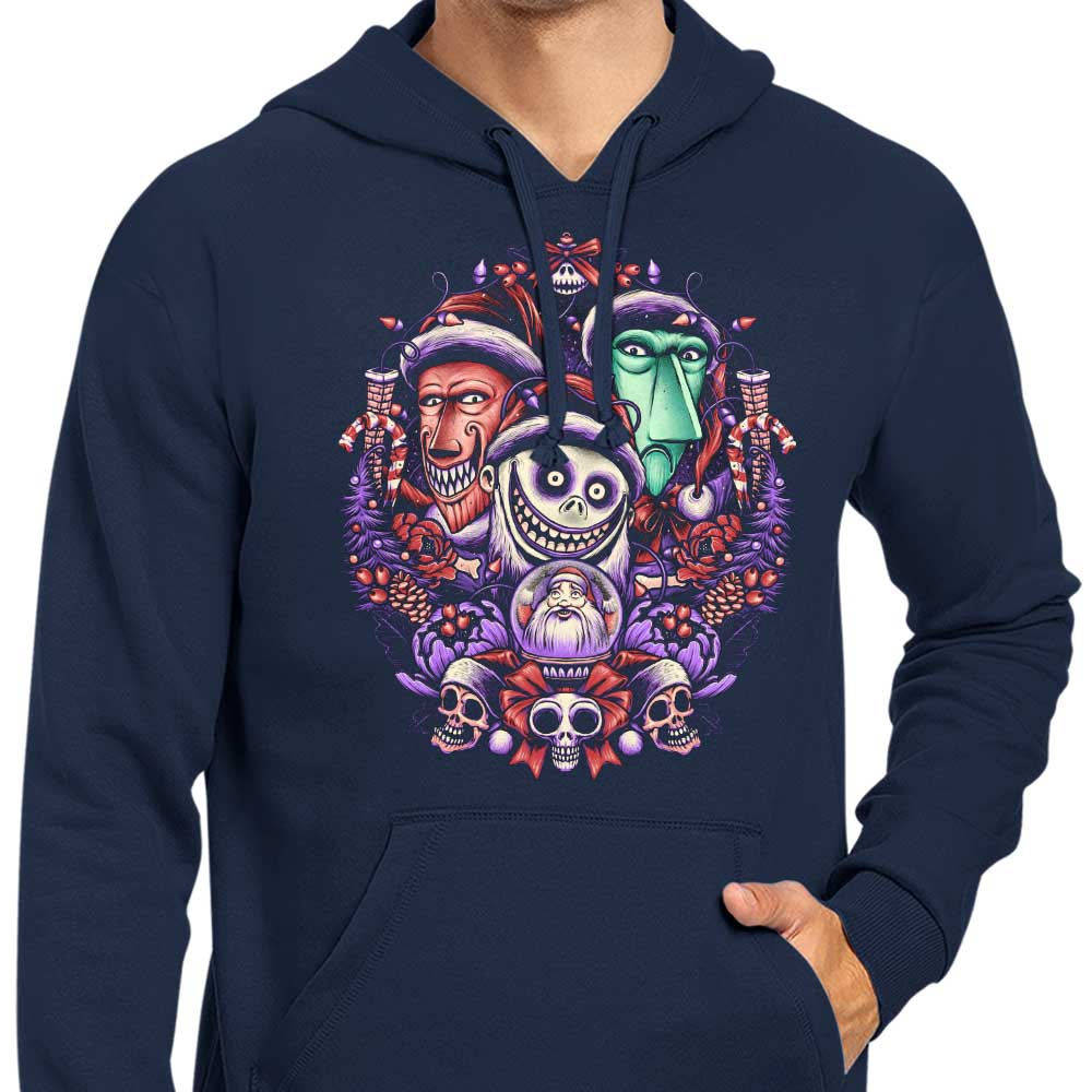 Festive Christmas Mischief 8.5 Oz Zip-Up & Pullover Hoodies