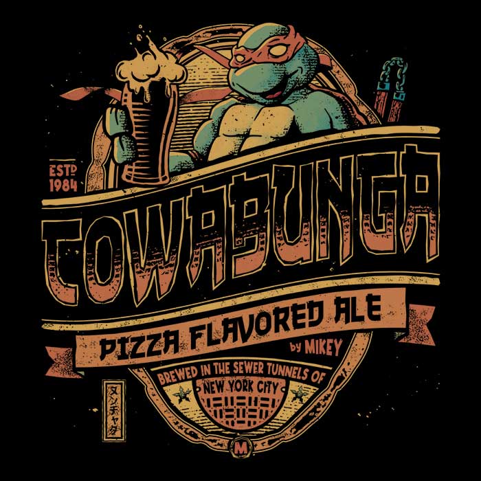 Awesome Cowabunga Style Hoodie from Teesgeex