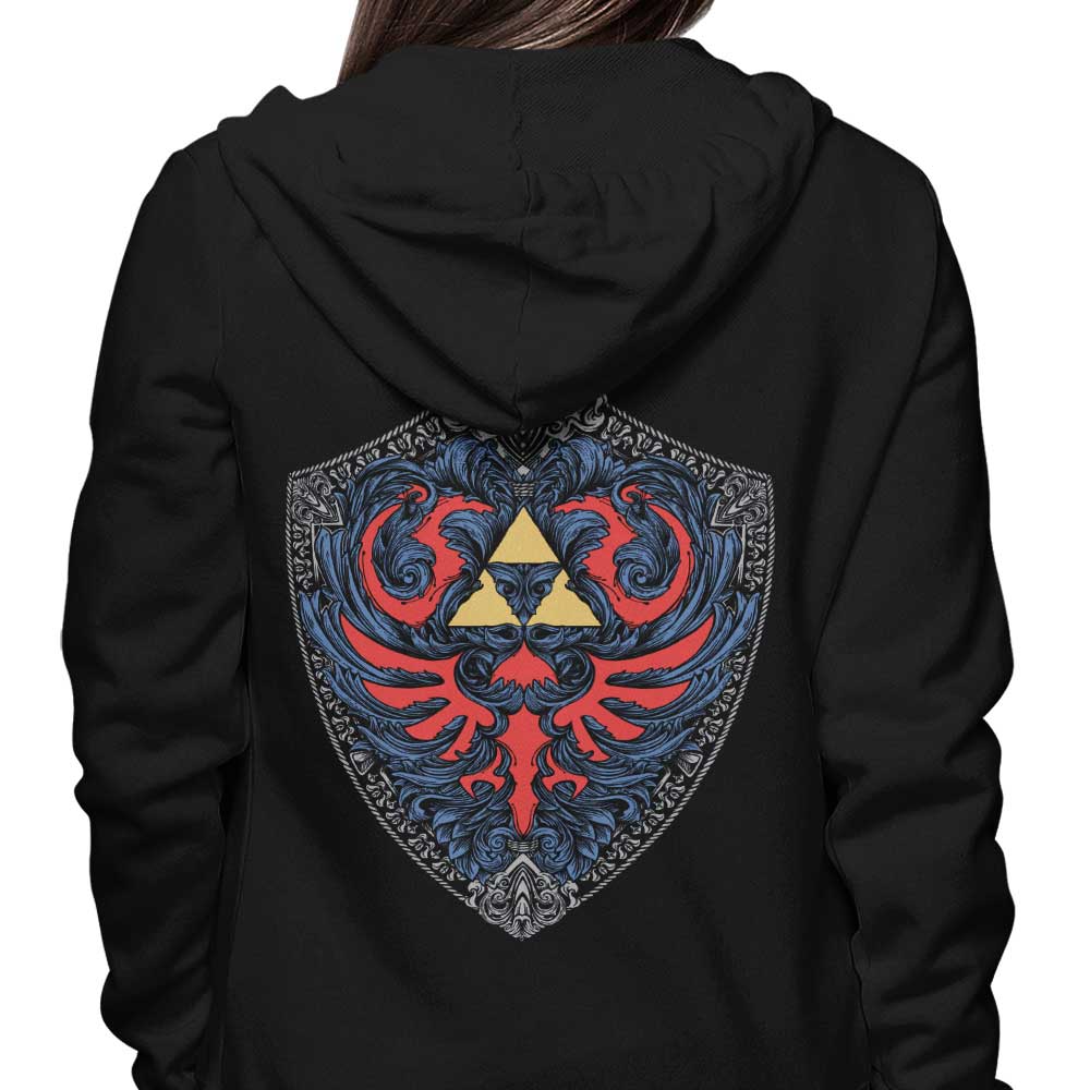 Hylian Victoriana Style Zip-Up and Pullover Hoodies by Vincent Carrozza