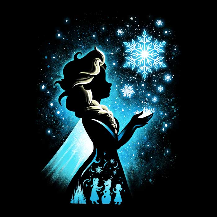Alemaglia's Snow Queen Inspired 8.5 Oz Zip Up & Pullover Hoodies