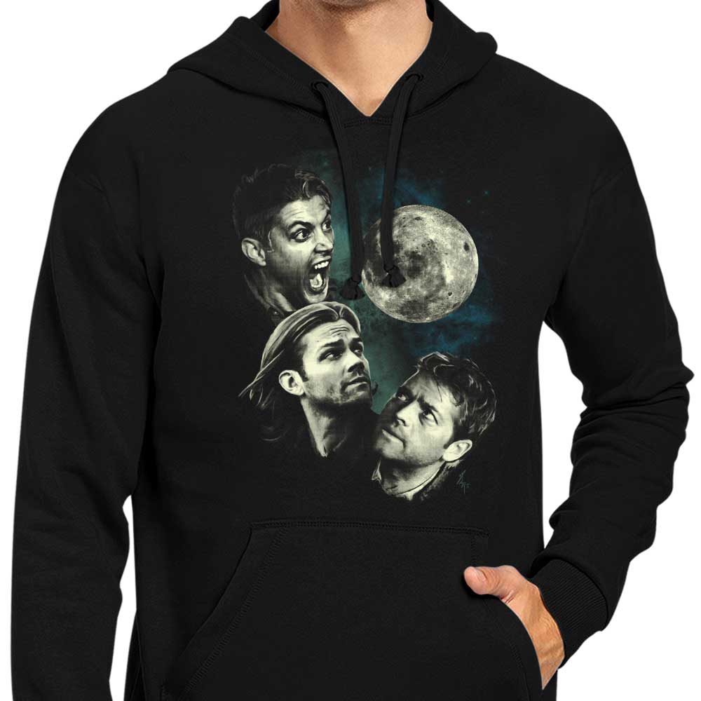 Three Super Moon Legacy Artwork Hoodie - A Stylish Garment