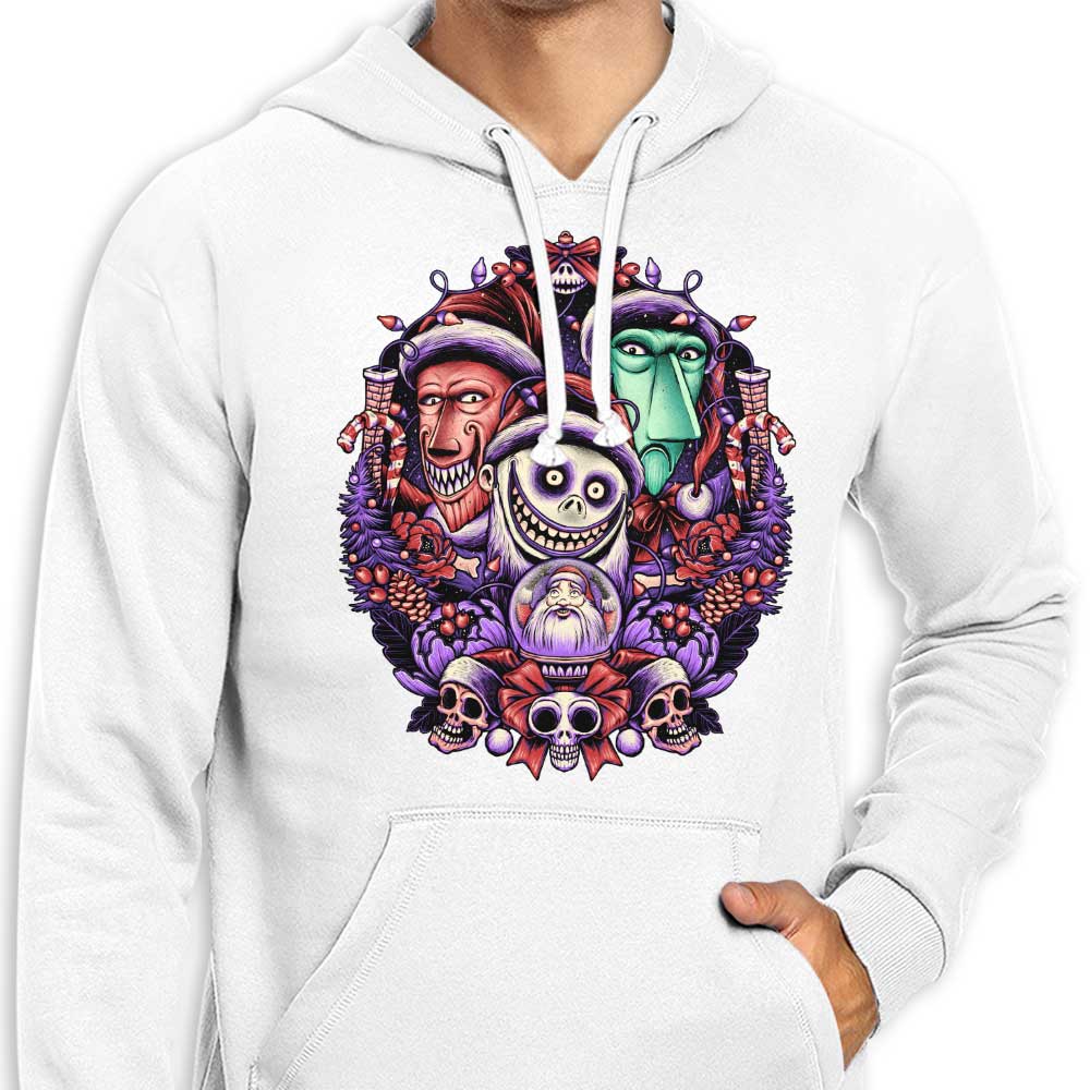 Festive Christmas Mischief 8.5 Oz Zip-Up & Pullover Hoodies