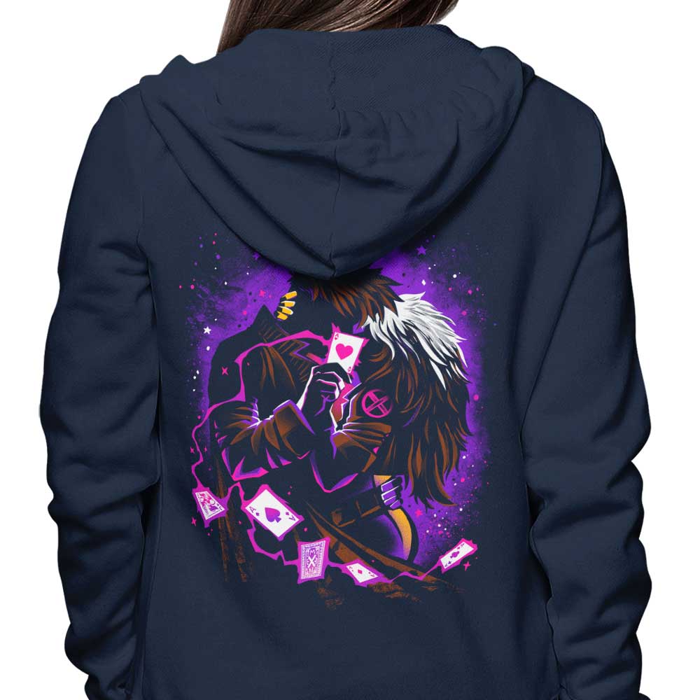 Alemaglia's Dynamic Kinetic Kiss Hoodie for Trendy Wear