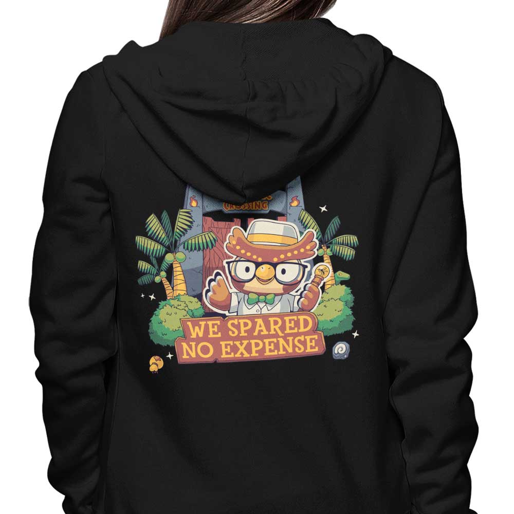 Geekydog Jurassic Crossing Zip-Up and Pullover Hoodies in S - 4XL Sizes