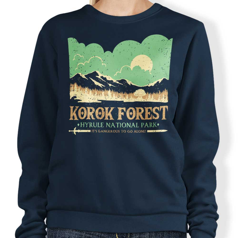 Retro - Style Korok National Park Branded Sweatshirt for Fashion Lovers