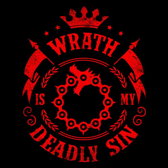 Typhoonic Art's 'Wrath is My Sin' Zip-Up and Pullover Hoodies