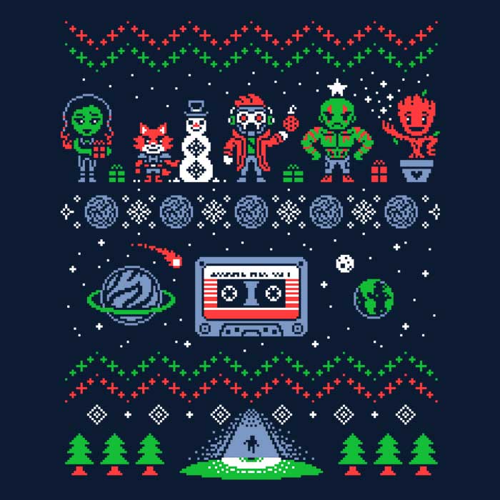 Comfortable Holiday Guardians Crewneck Sweatshirt in S - 4XL Sizes