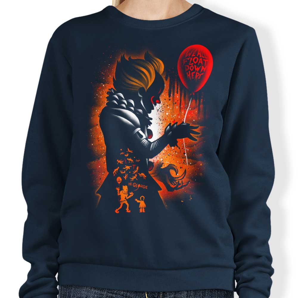 Alemaglia's Dancing Clown Design Sweatshirt for Fashion Lovers