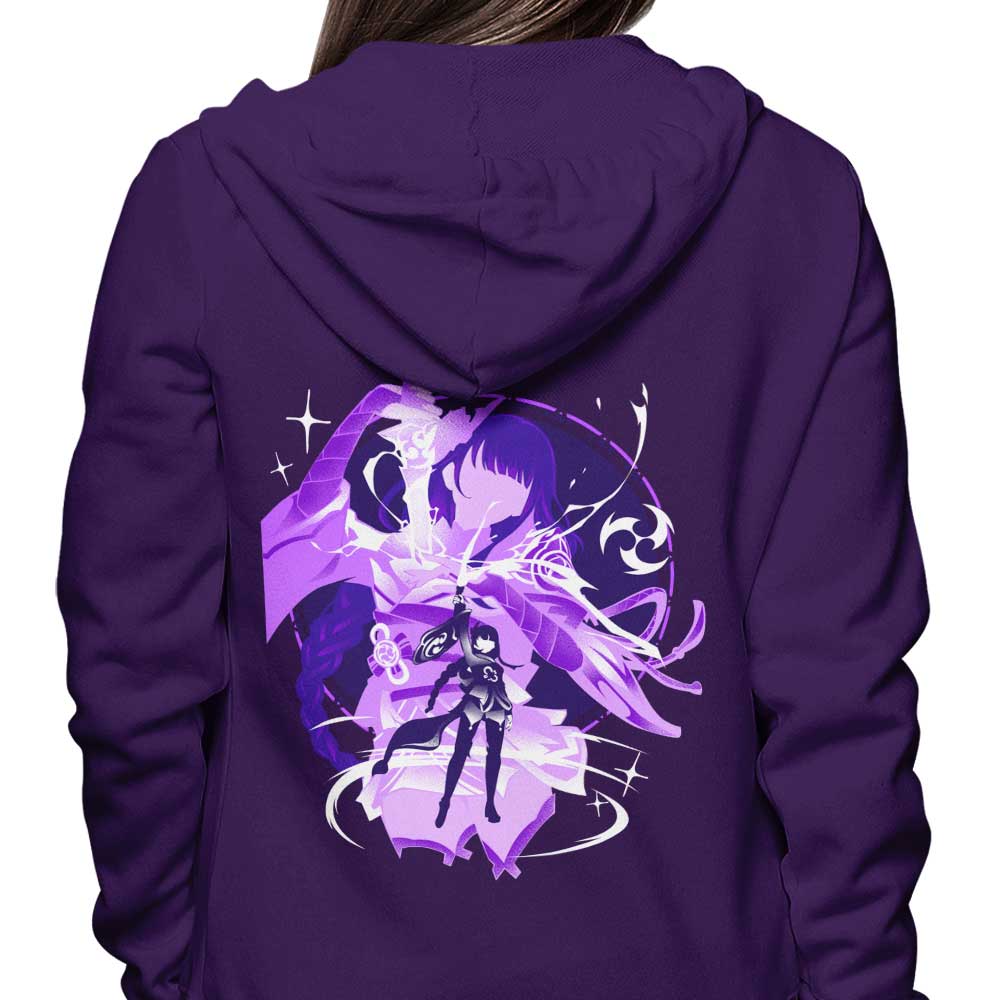 Electro Raiden Shogun Inspired Zip-Up and Pullover Hoodies