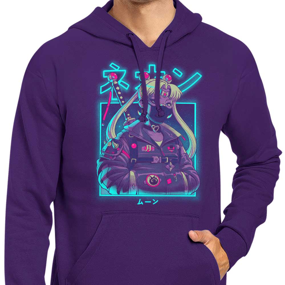 Bruno Mota's Stylish Neon Moon Zip-Up and Pullover Hoodies