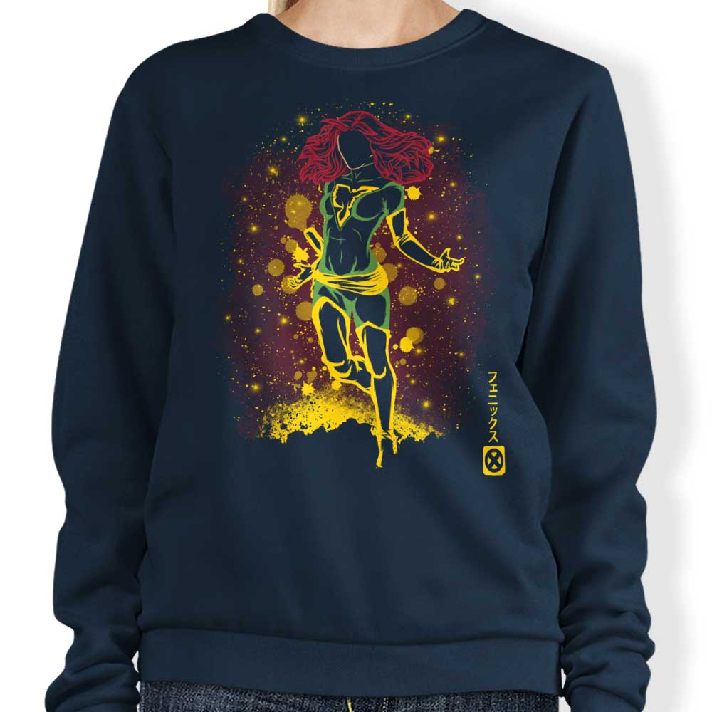 The Fierce Phoenix Rage Crewneck Sweatshirt by Soulkr