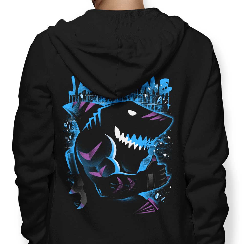 Stylish Tiger Shark Hoodie by Alemaglia