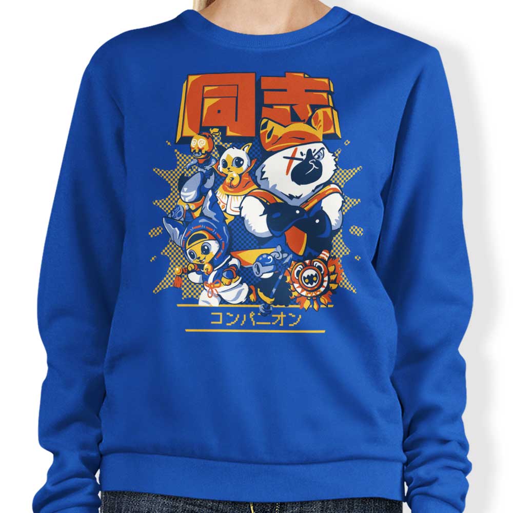 Sketchdemao's Brave Companions Crewneck Sweatshirt for All Sizes
