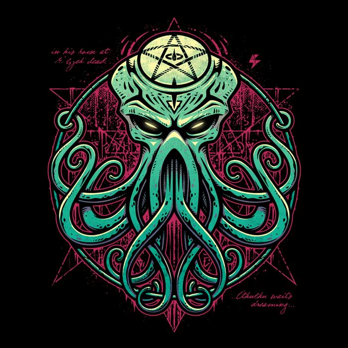 StudioM6's Cthulhu Awakens-themed Zip Up and Pullover Hoodies
