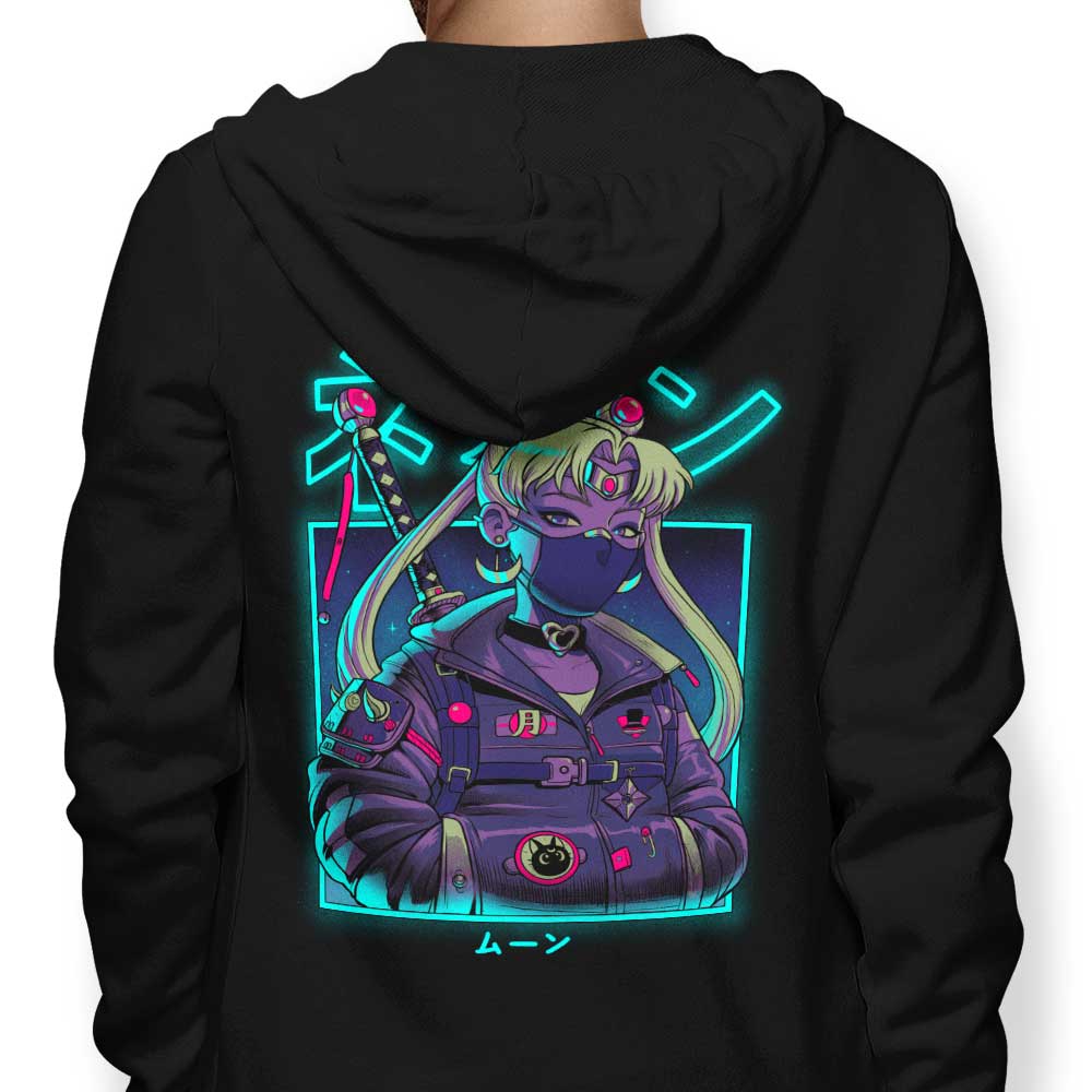 Bruno Mota's Stylish Neon Moon Zip-Up and Pullover Hoodies