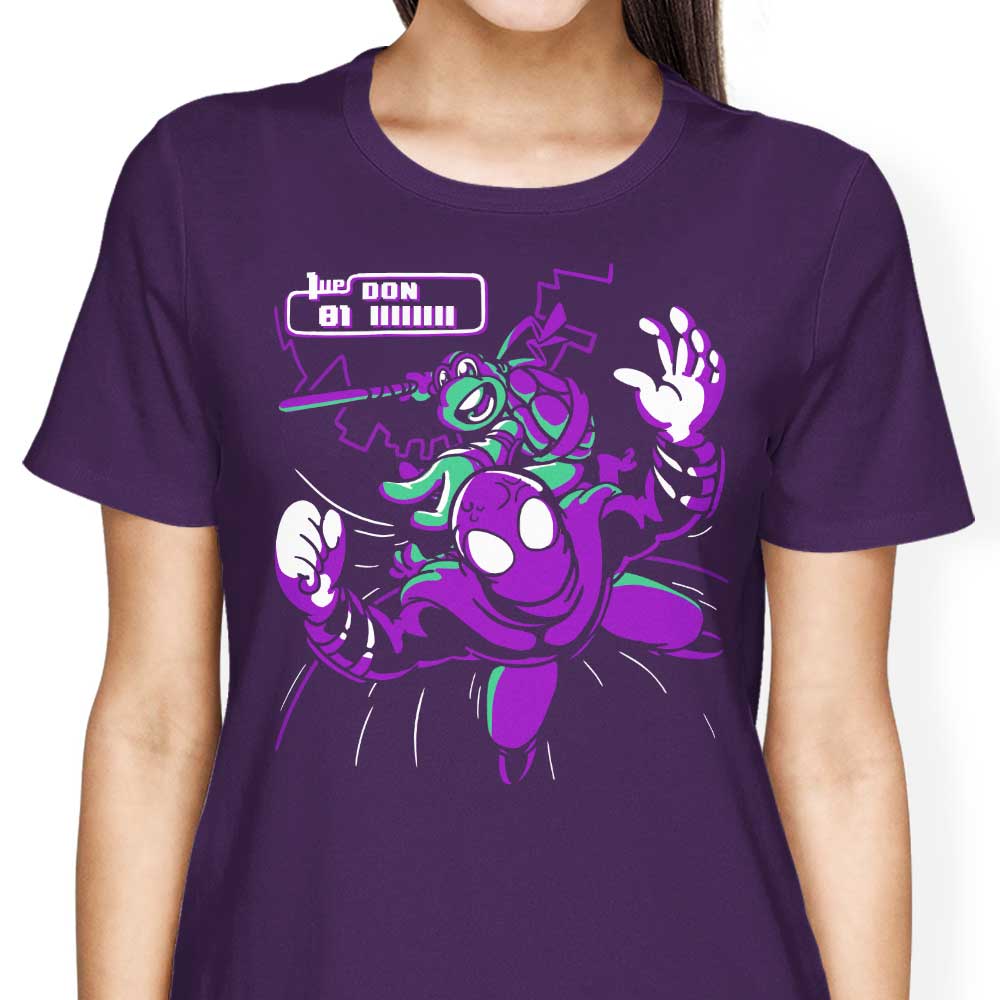 Fitas Artwork Arcade Donnie Women's Fashionable T-Shirts