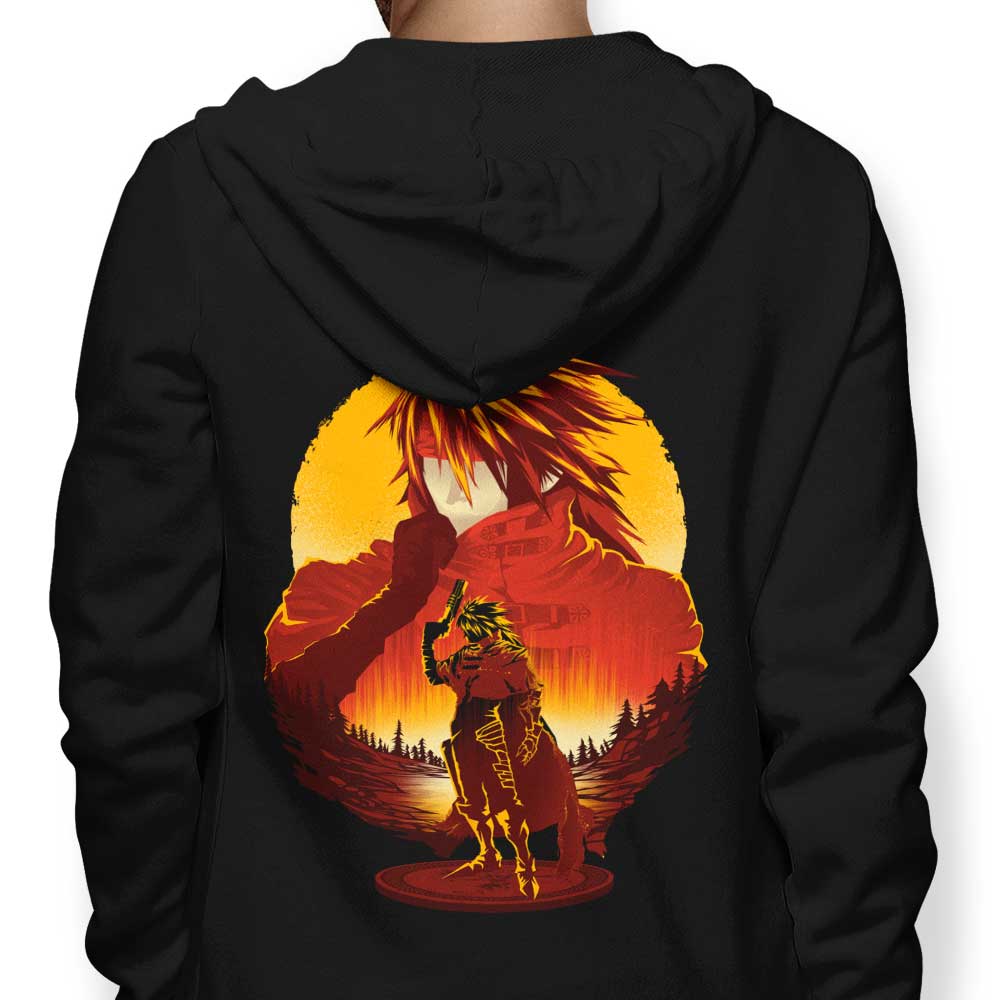 Hypertwenty's Stunning Crimson Sunset Hoodie