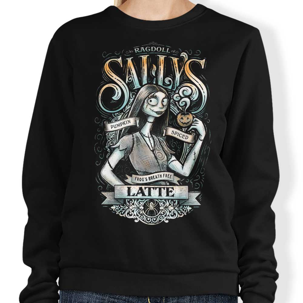 Comfortable Crewneck Ragdoll Sally's Latte Sweatshirt by Barrett Biggers