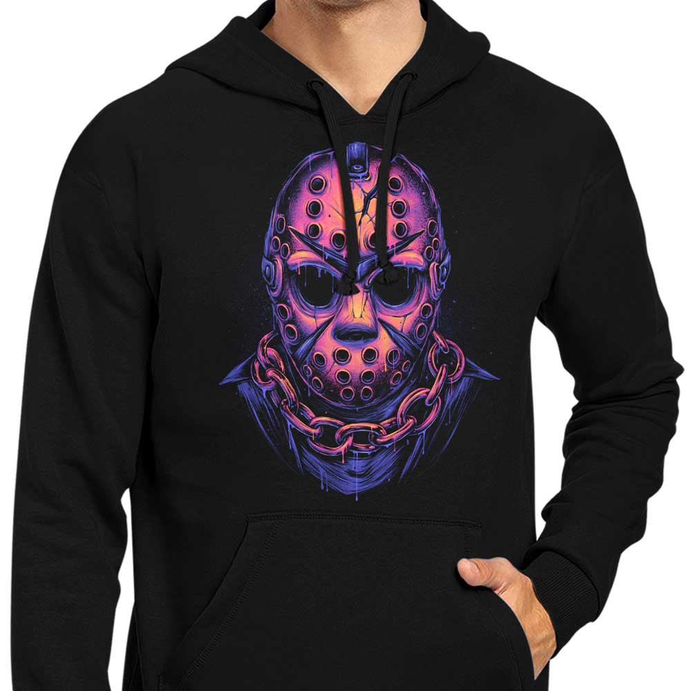 Glitchygorilla's Stunning Glowing Camper Hooded Sweatshirt