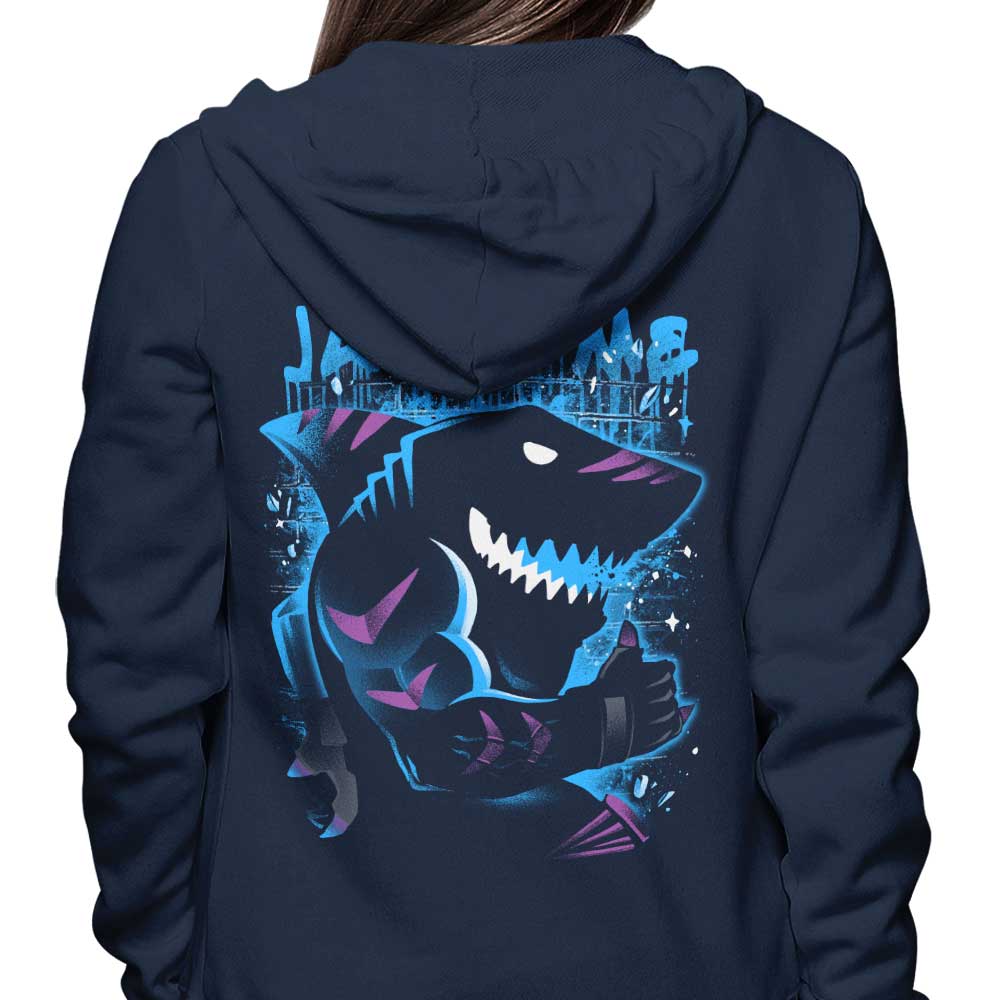 Stylish Tiger Shark Hoodie by Alemaglia