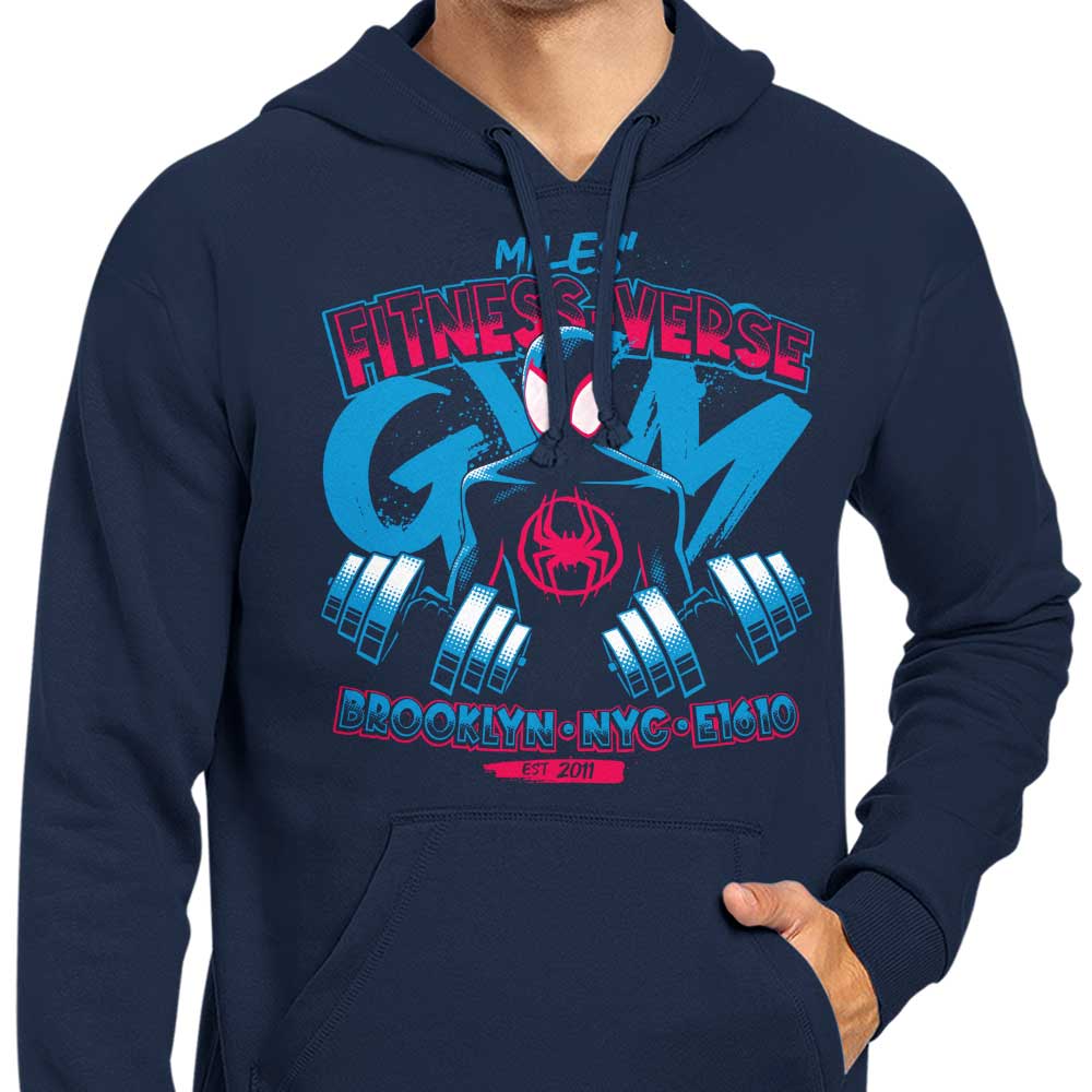 Teesgeex's Miles' Fitness Verse Comfortable 8.5-Ounce Hoodies