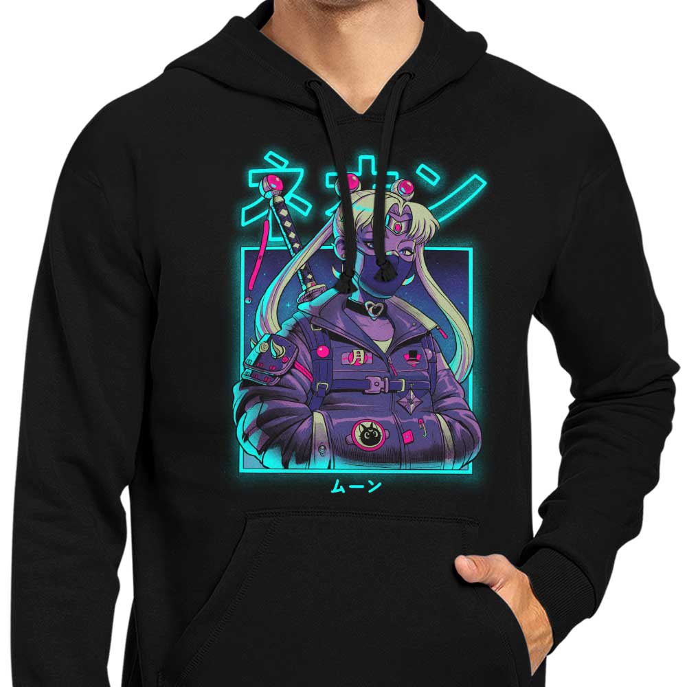Bruno Mota's Stylish Neon Moon Zip-Up and Pullover Hoodies