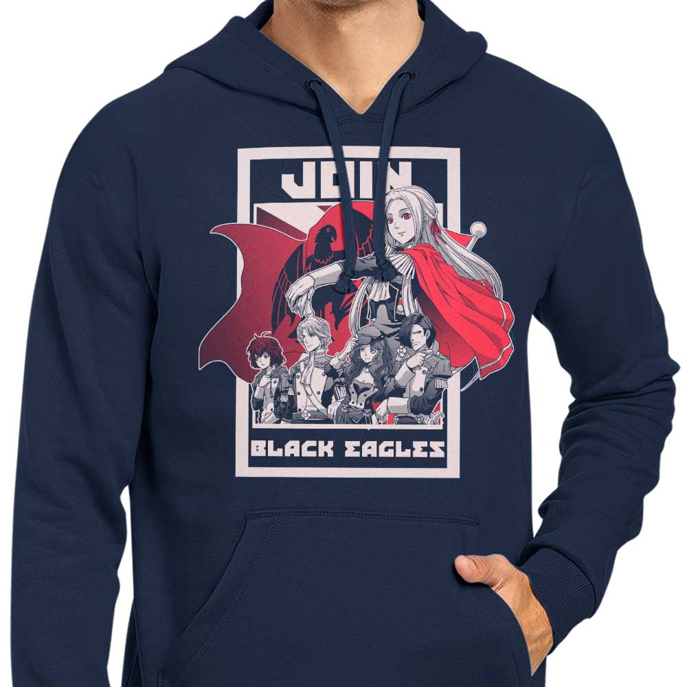 Stylish Black Eagles Membership Hoodie from Coinbox Tees