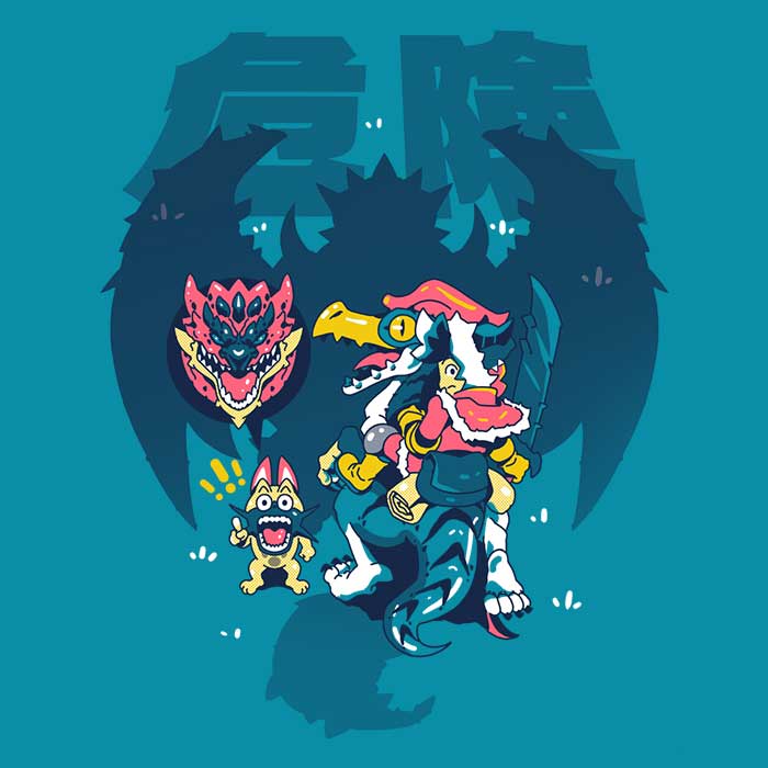 Sketchdemao's Women's 'Danger is Coming' Fashionable Apparel