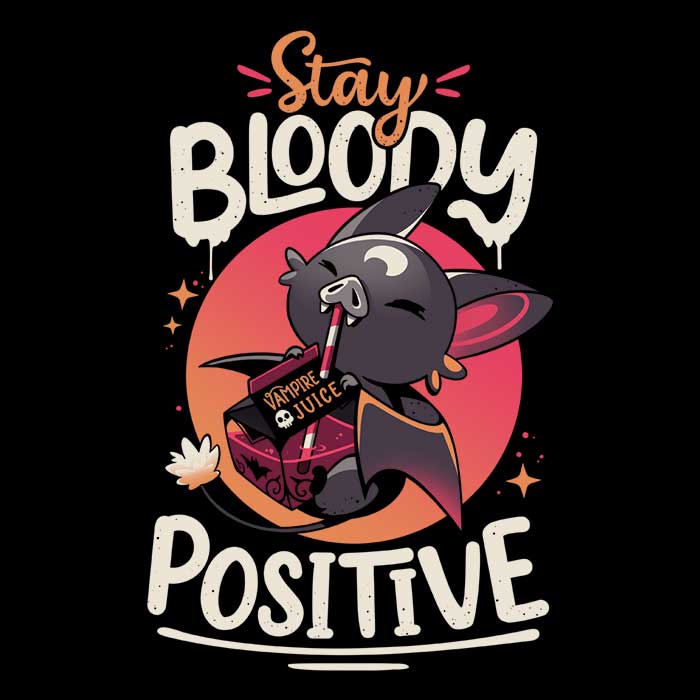 Snouleaf's Comfortable Stay Bloody Positive Crewneck Sweatshirt