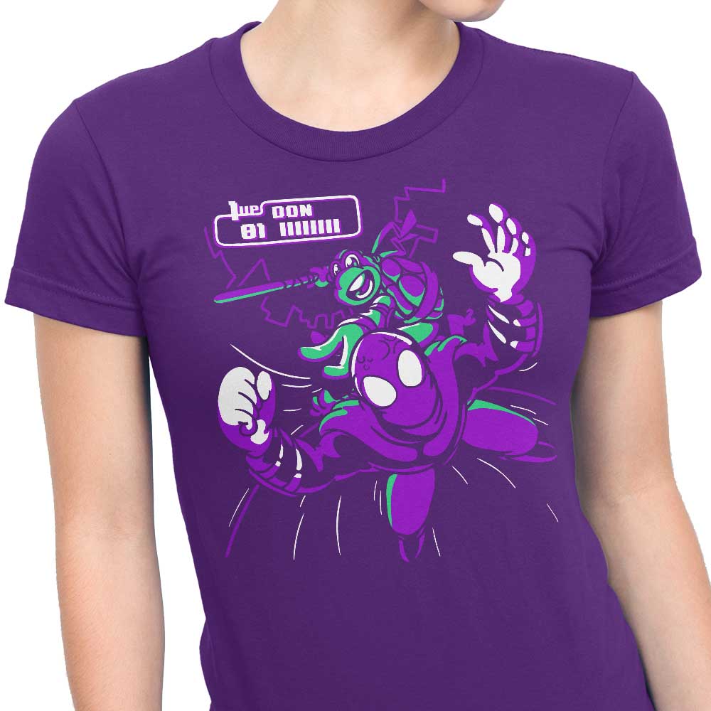 Fitas Artwork Arcade Donnie Women's Fashionable T-Shirts