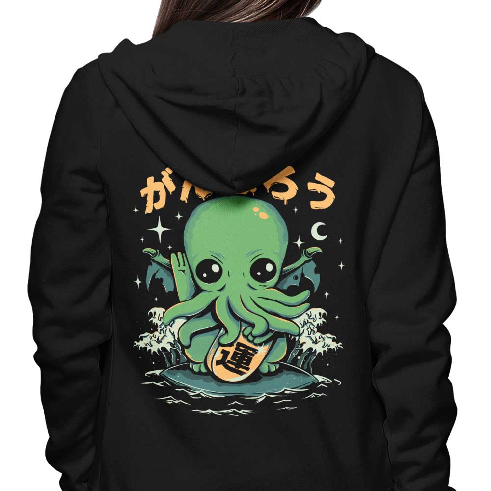 Lucky Cthulhu - Comfortable Zip-Up and Pullover Hoodies