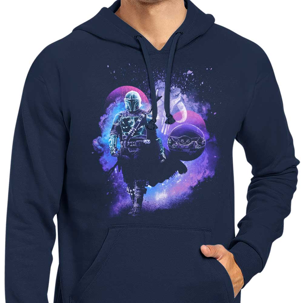Donnie Illustrations' Soul of Mando Comfortable Cotton-Poly Hoodies