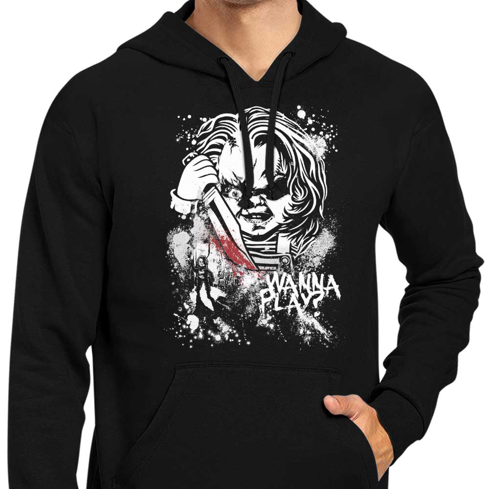 Arinesart's Playful Wanna Play Hoodie for All Fun - Lovers
