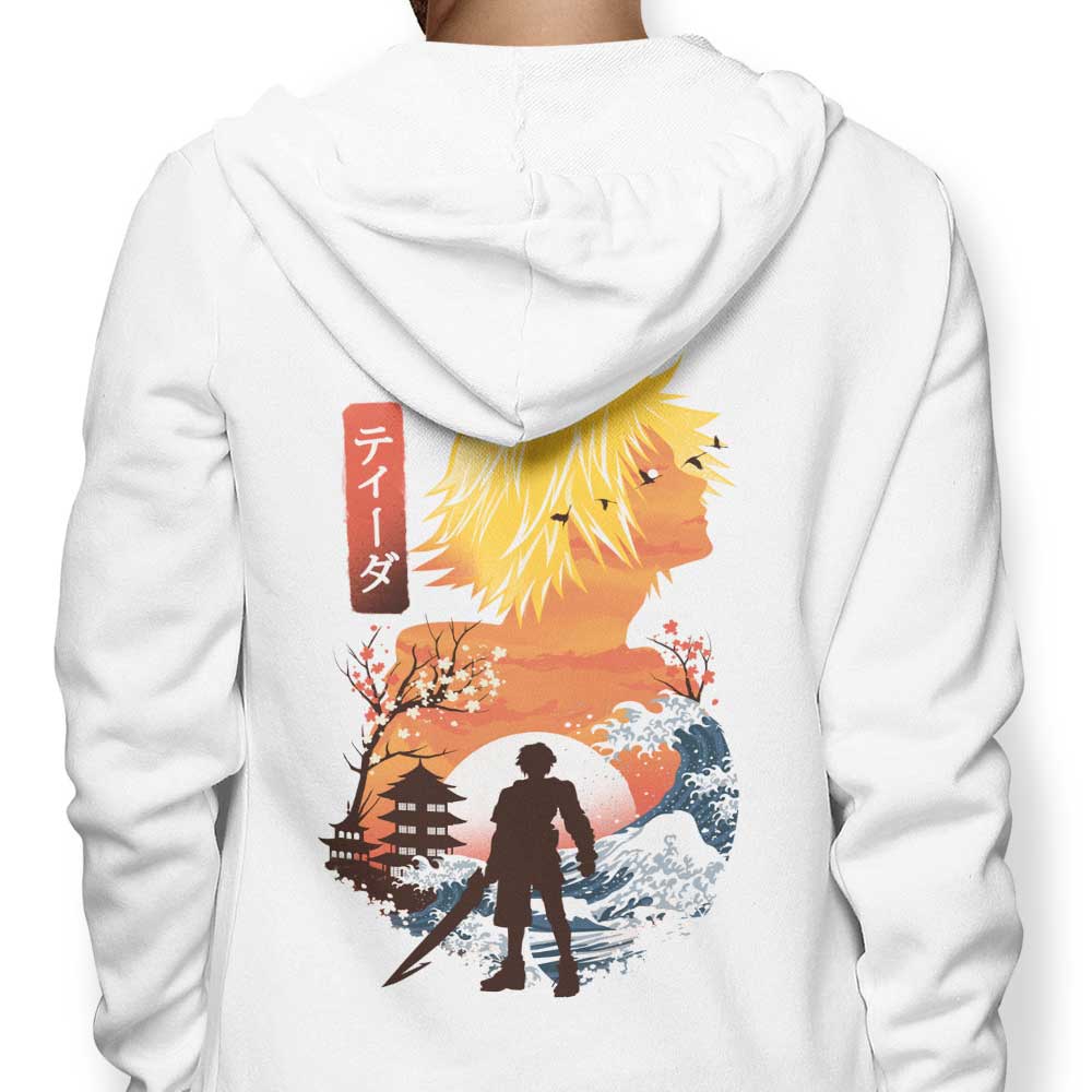 Stylish Tidus Ukiyo-e Inspired Zip Up and Pullover Hoodies