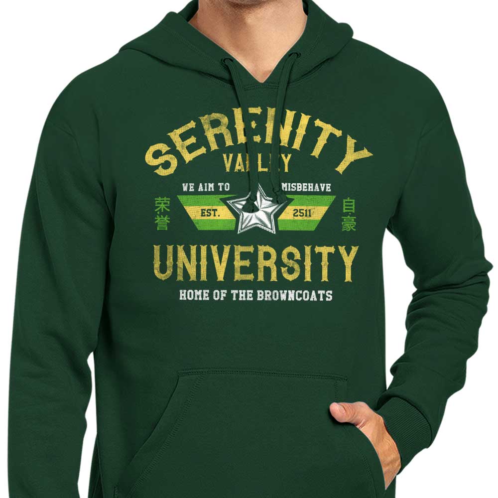 Serenity Valley University Branded Zip-Up and Pullover Hoodies
