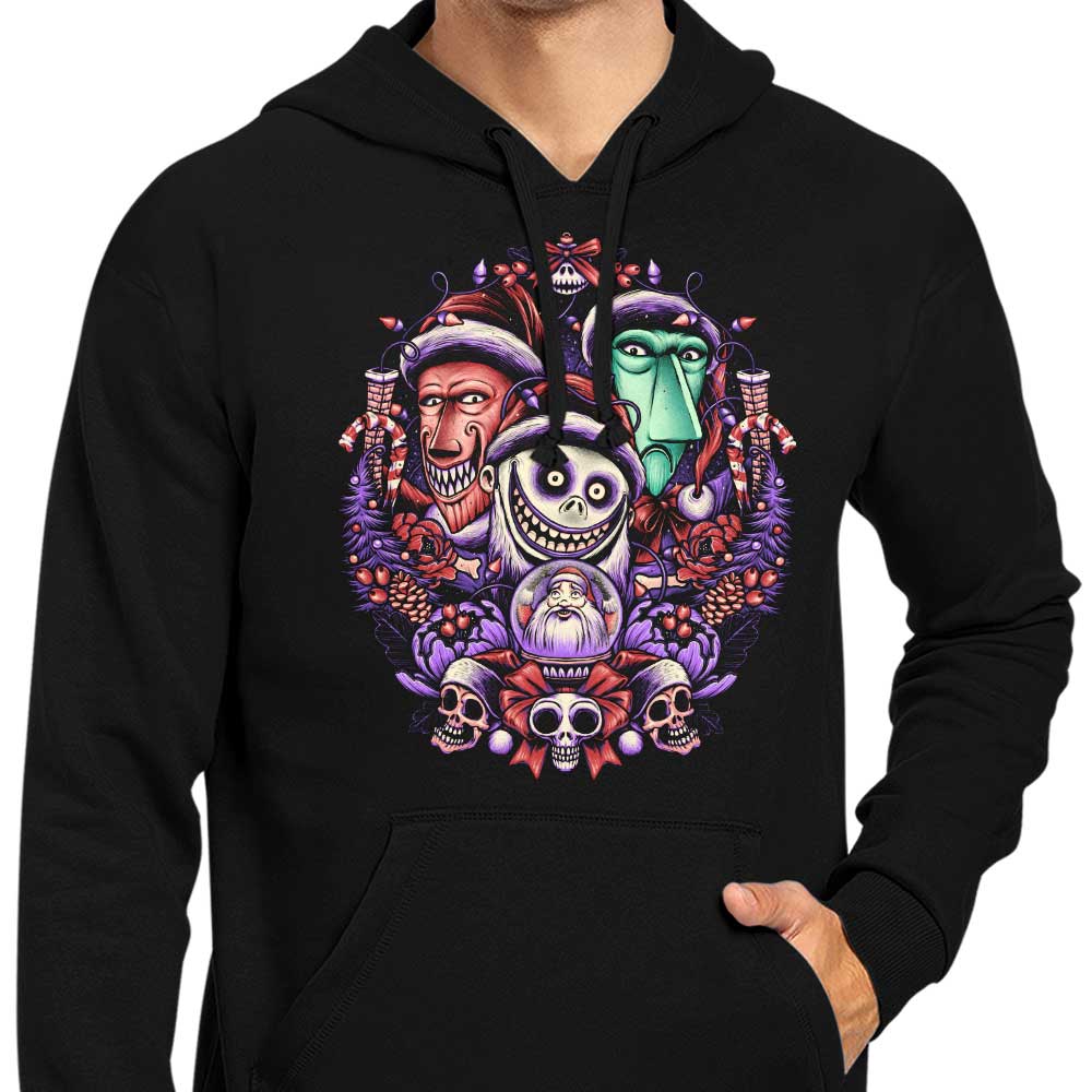 Festive Christmas Mischief 8.5 Oz Zip-Up & Pullover Hoodies
