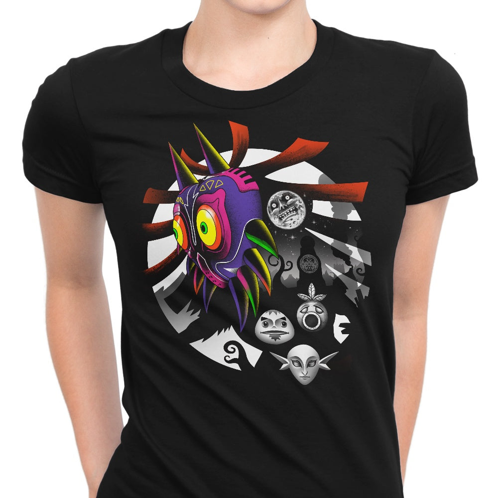XENOS Women's Fall of the Moon Apparel - T-Shirts in Various Sizes
