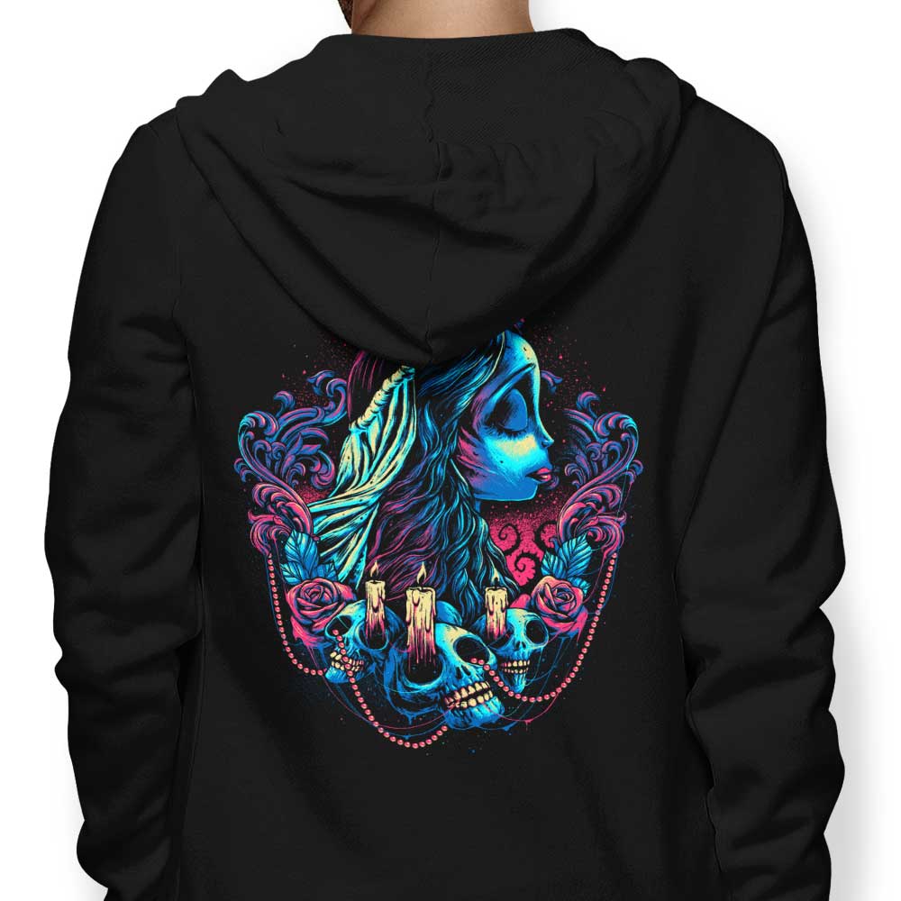 Vibrant Bride-themed Zip-up and Pullover Hoodies