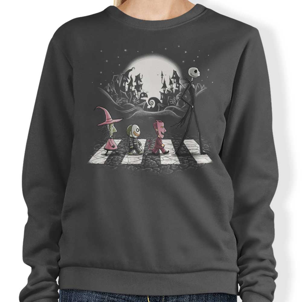 Halloween Road Crewneck Sweatshirt for All Sizes