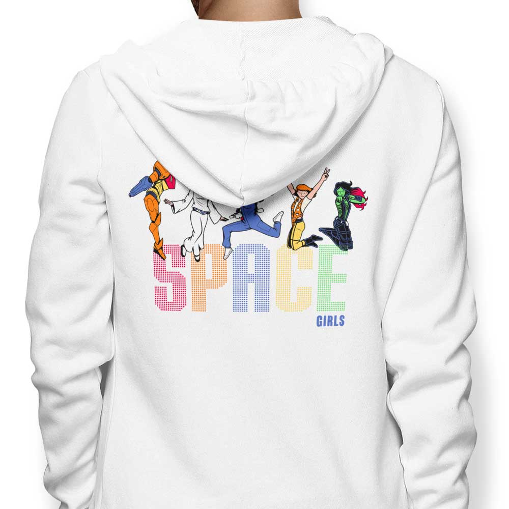 Space Girls Zip Up and Pullover Hoodies for Fashionable Women