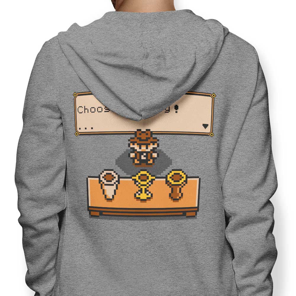 Olipop's Premium 'Choose Your Grail' Zip-Up & Pullover Hoodies in S - 4XL