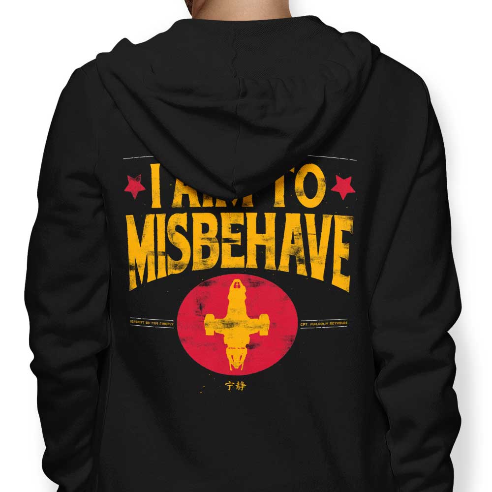 CaptainHarHar's 'Aim to Misbehave' Stylish Hoodie
