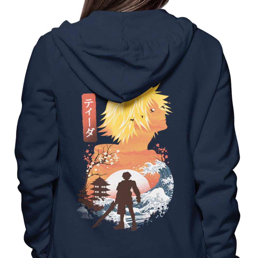 Stylish Tidus Ukiyo-e Inspired Zip Up and Pullover Hoodies