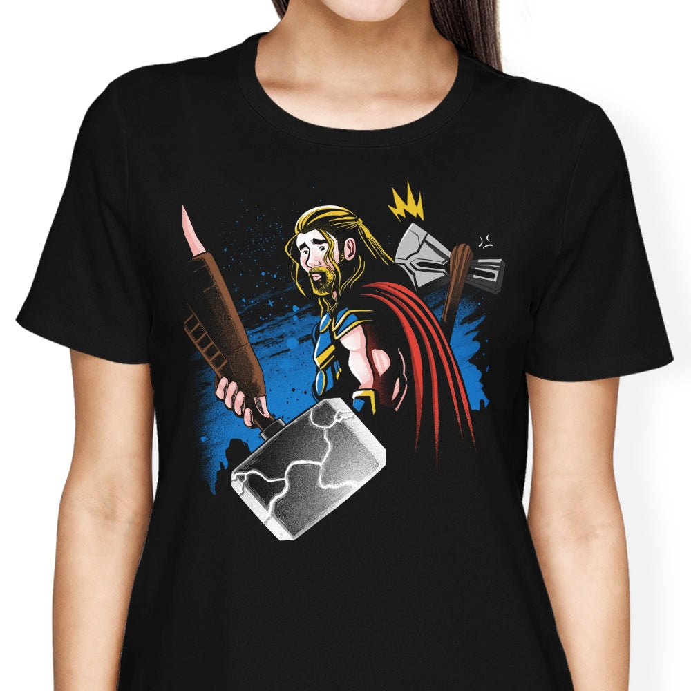 Alemaglia's Distracted God Women's Fashionable T-Shirts