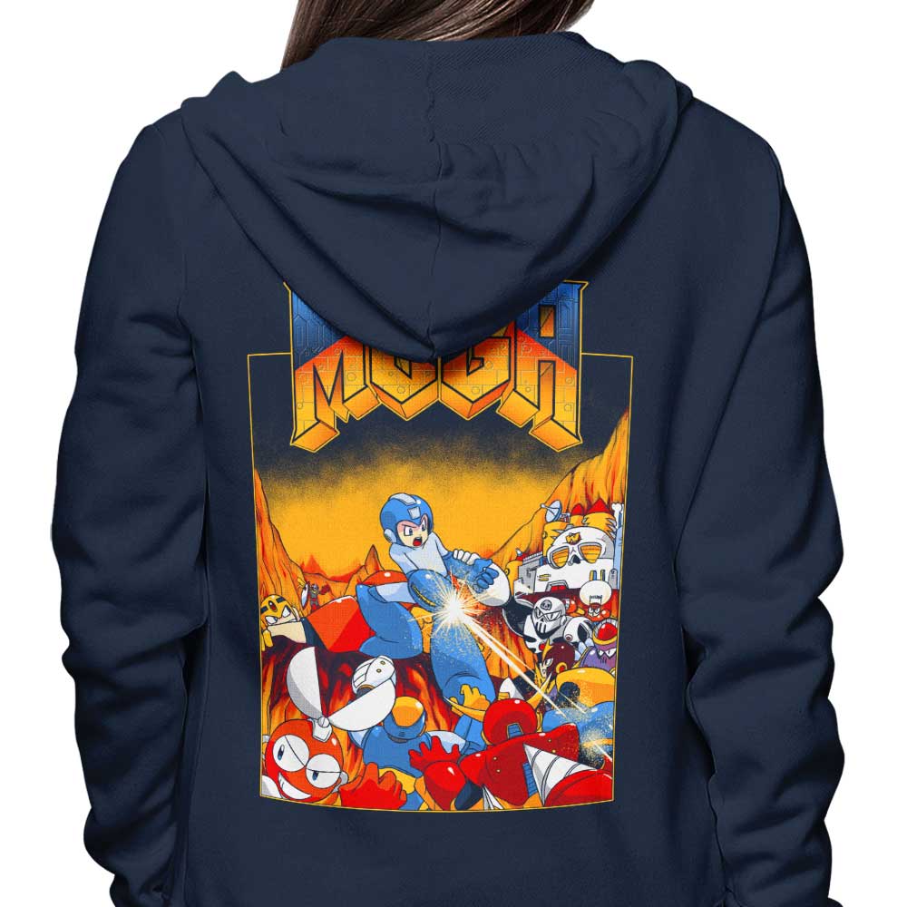 Epic Mega Doom Graphic Hoodie from Coinbox Tees