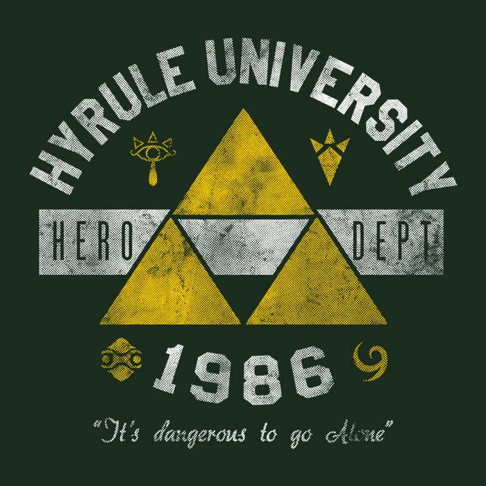 Hyrule University Sweatshirt - A Fashionable Apparel