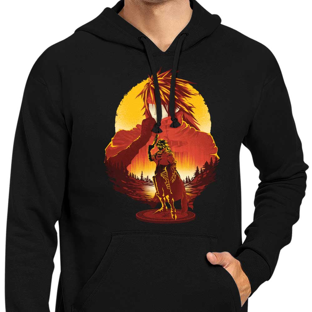 Hypertwenty's Stunning Crimson Sunset Hoodie