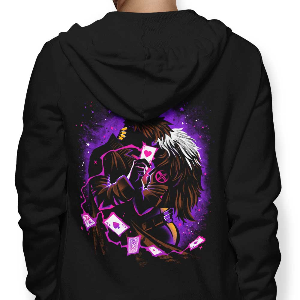 Alemaglia's Dynamic Kinetic Kiss Hoodie for Trendy Wear