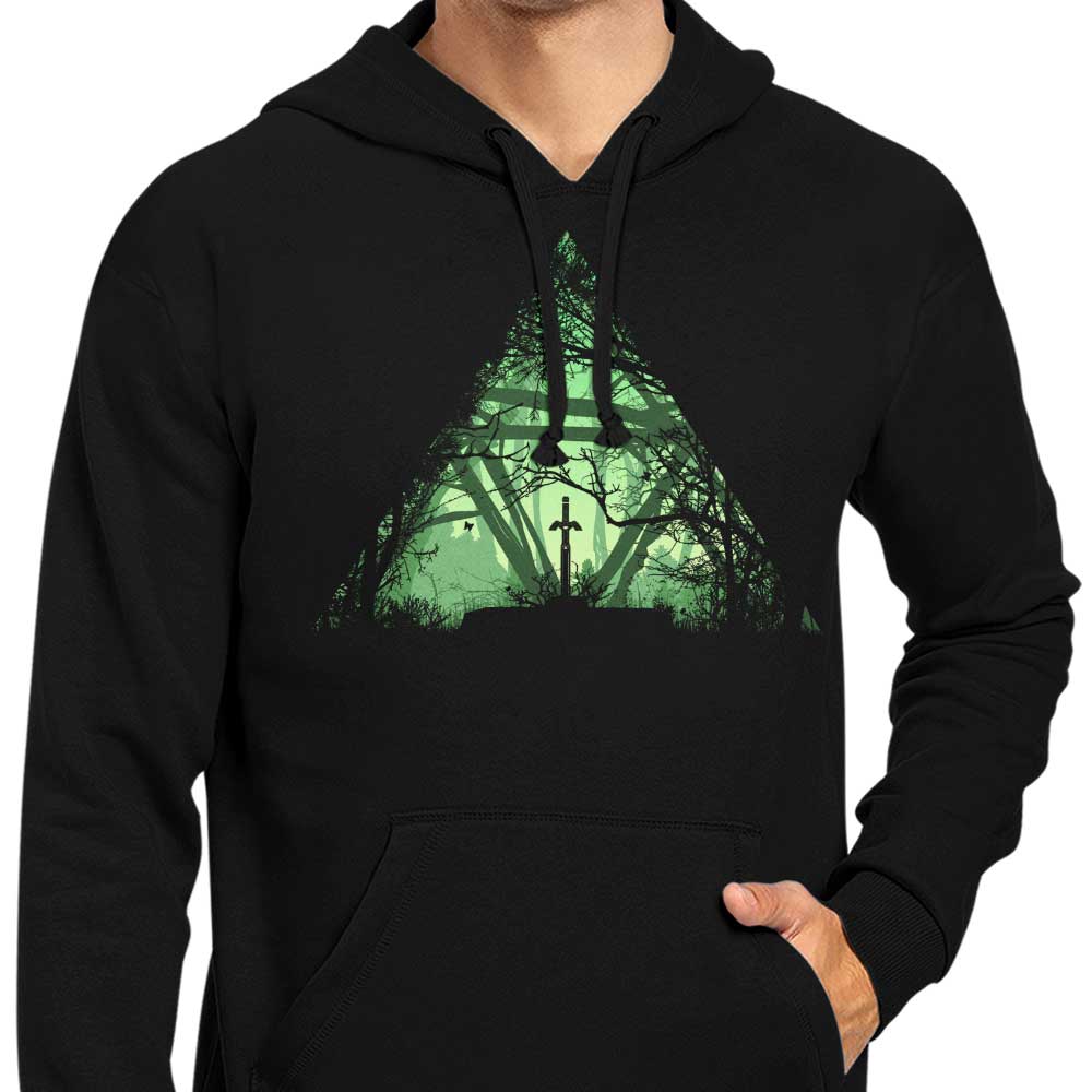 Stylish Tree Force Graphic Hoodie by Donnie Illustrations